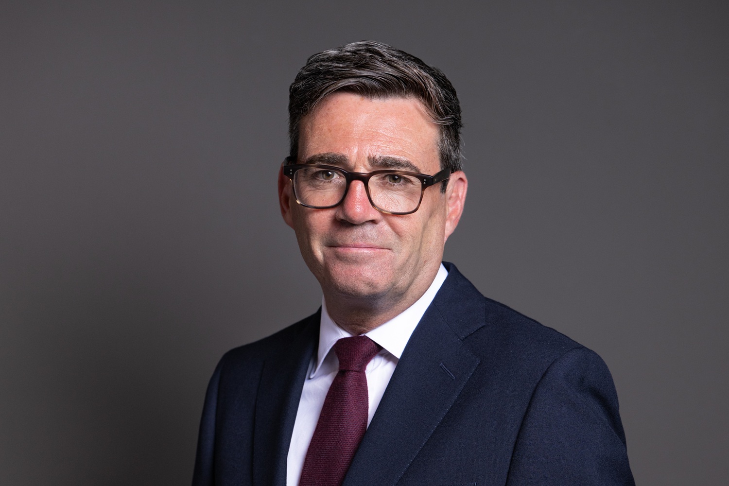 Portrait of PM Andy Burnham