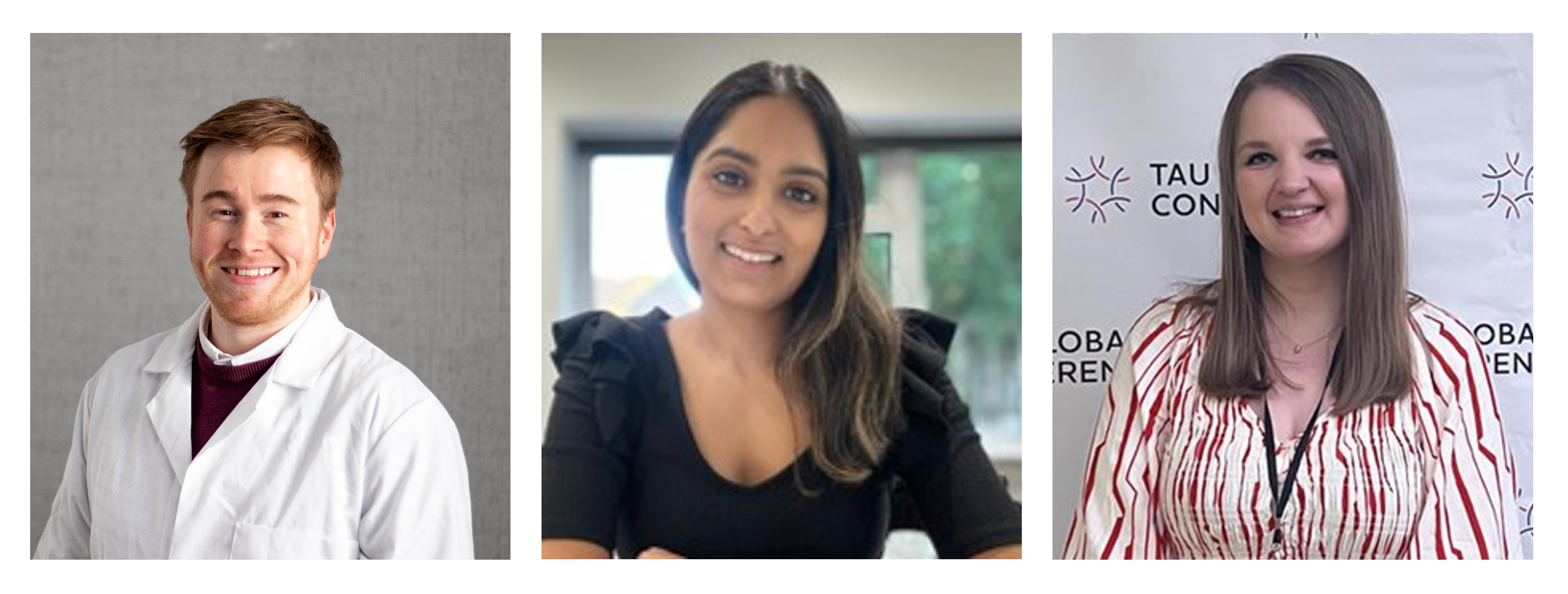 Portraits of the 24/25 Fellows from left to right Dr Ian Harrison, Dr Devkee Vadukul and Dr Cara Croft