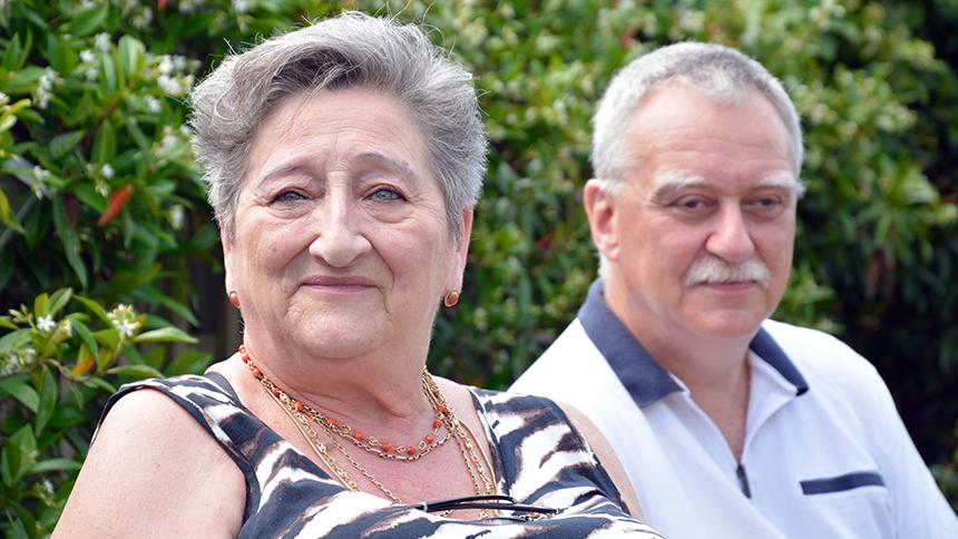 Maria with husband Norman