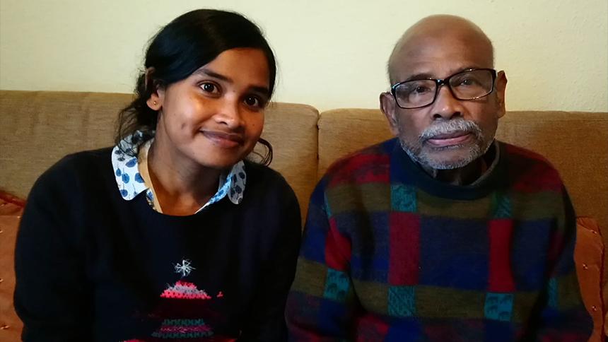 Dipali Das and her late father