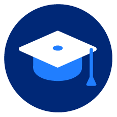 graphic icon mortarboard graduation hat