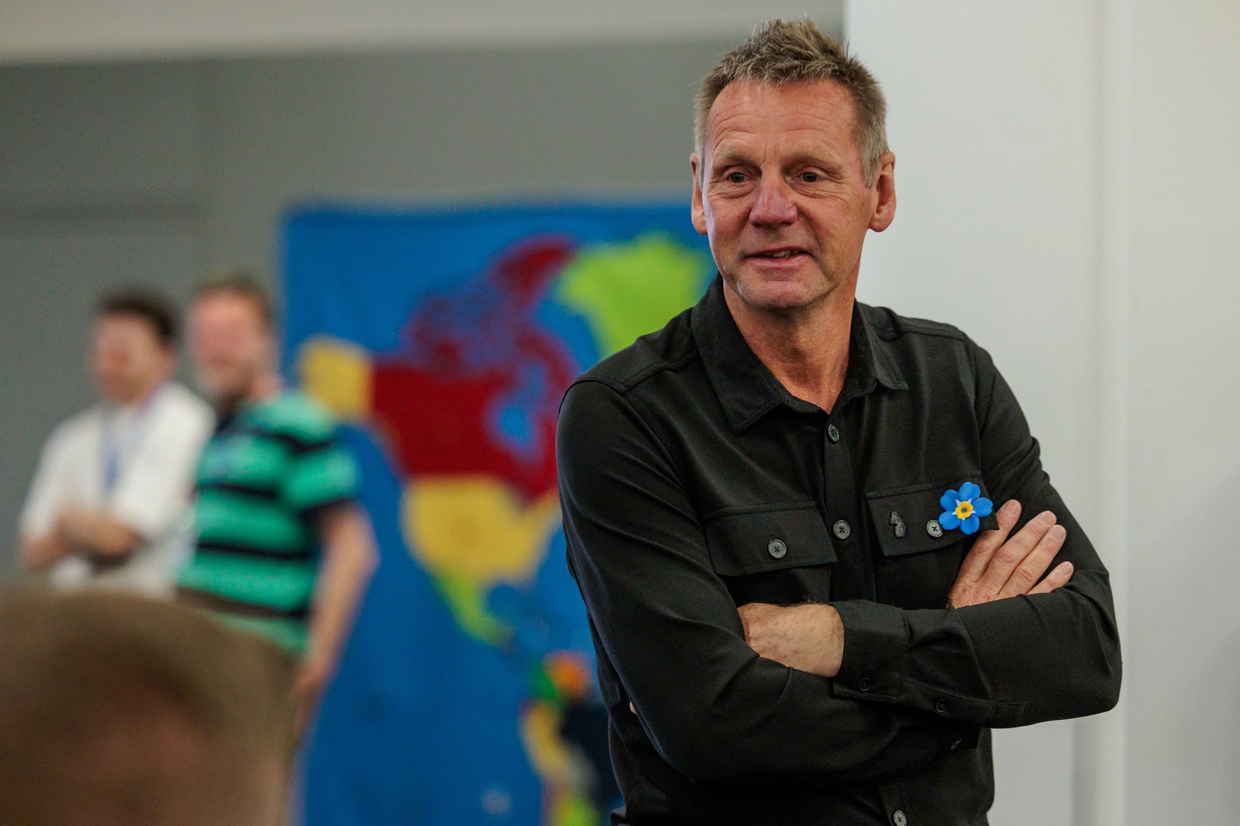Stuart Pearce at the Wembley Memory Café