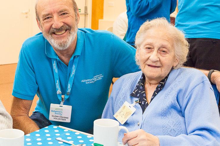 Glenn Cousins, Alzheimer's Society volunteer.