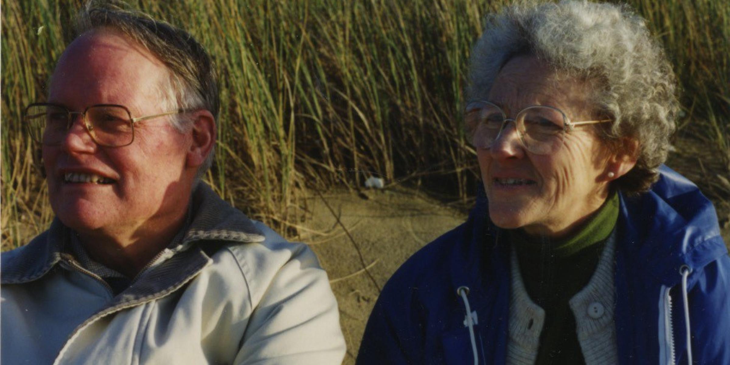 Meg and Keith enjoying the sunshine
