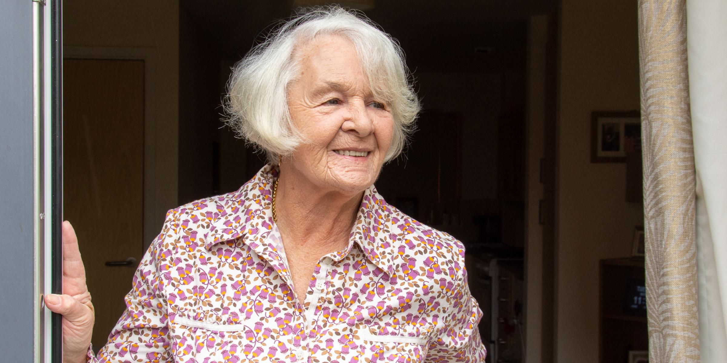 Margaret Willis at home