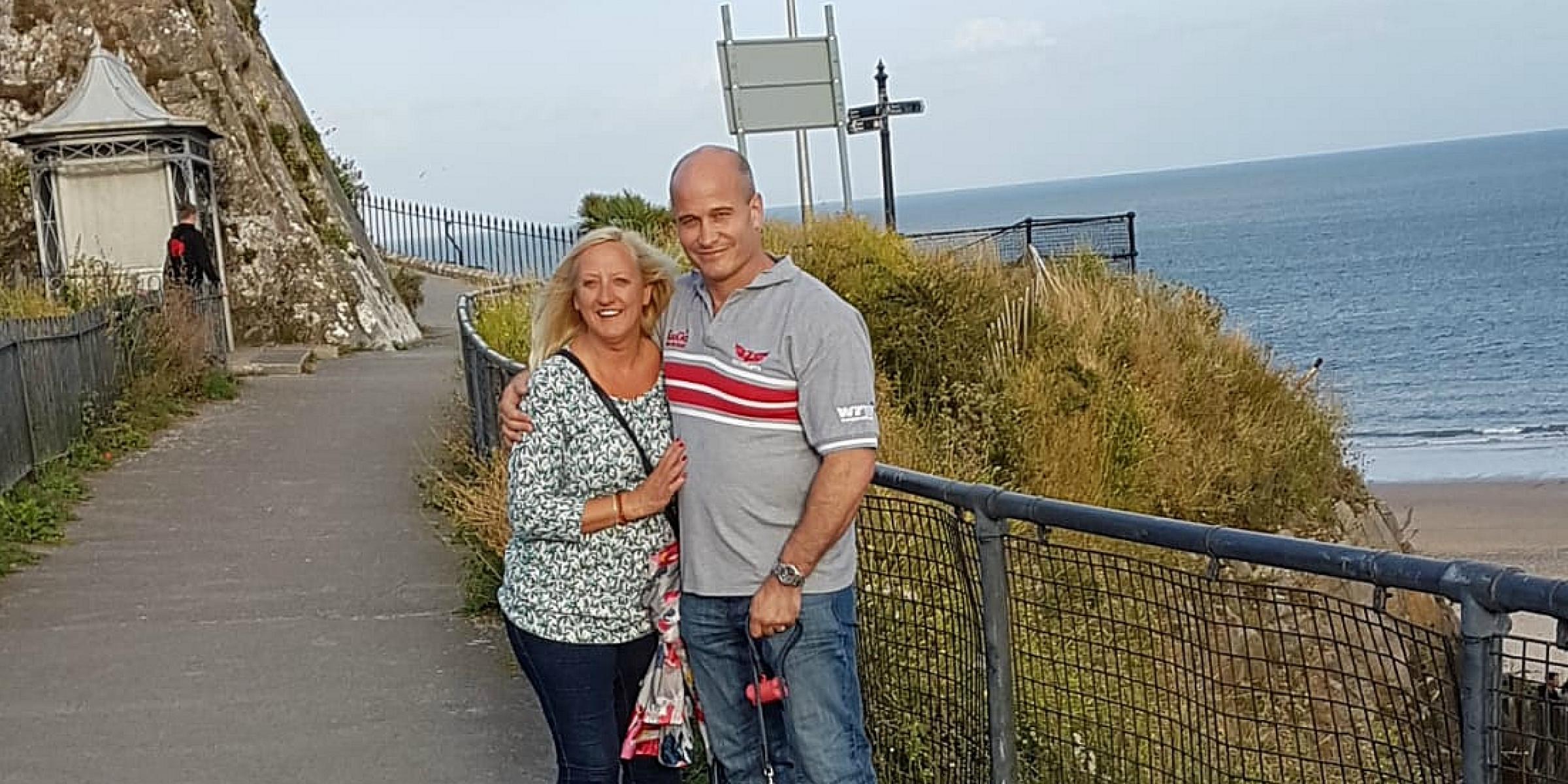 Debbie with her husband Steve