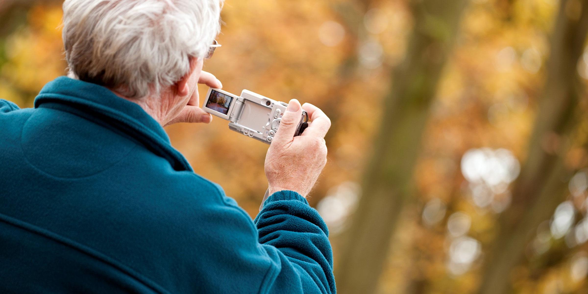 Taking pictures of trees