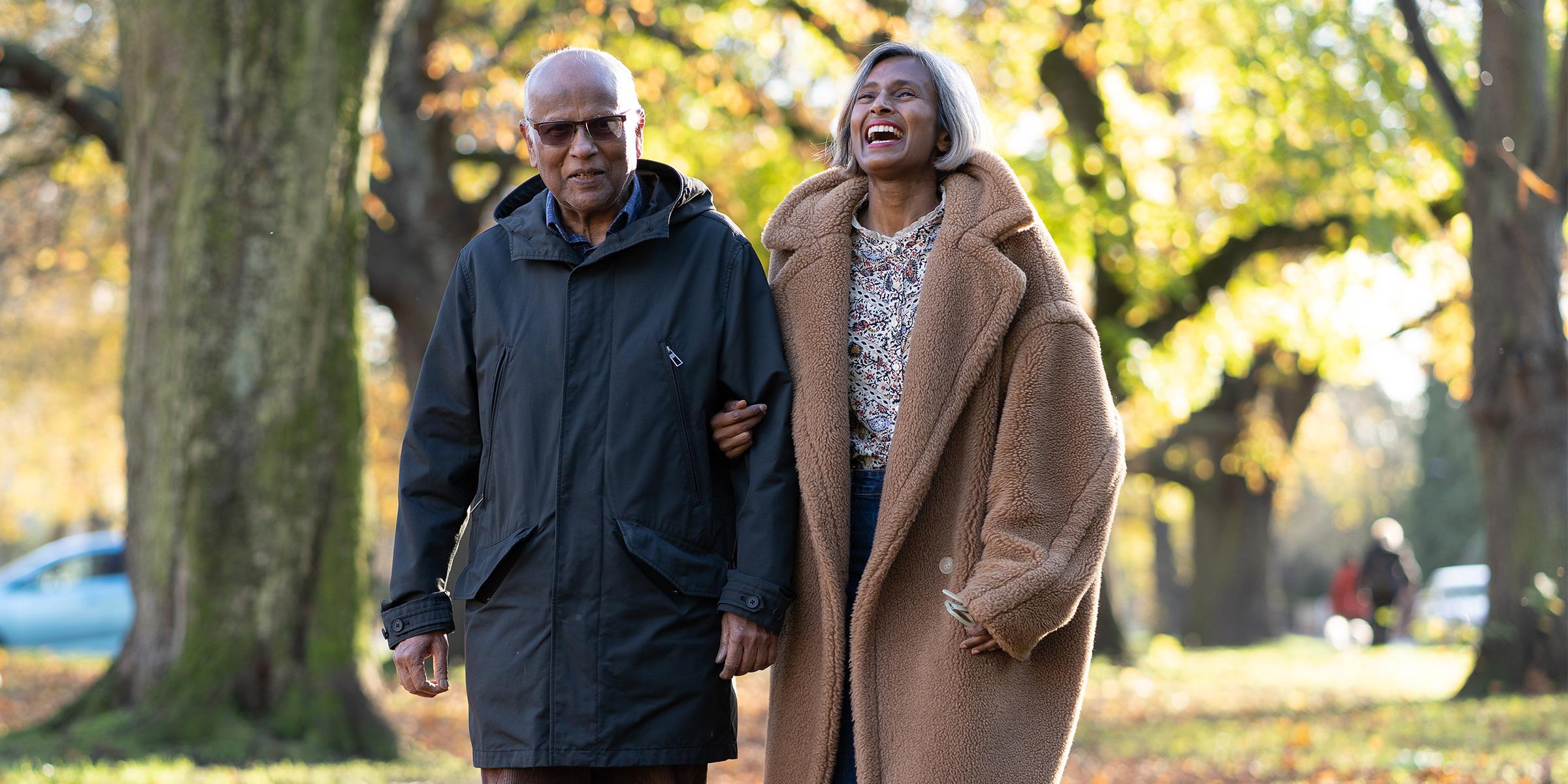 Musharraff Ali with his daughter Nadia