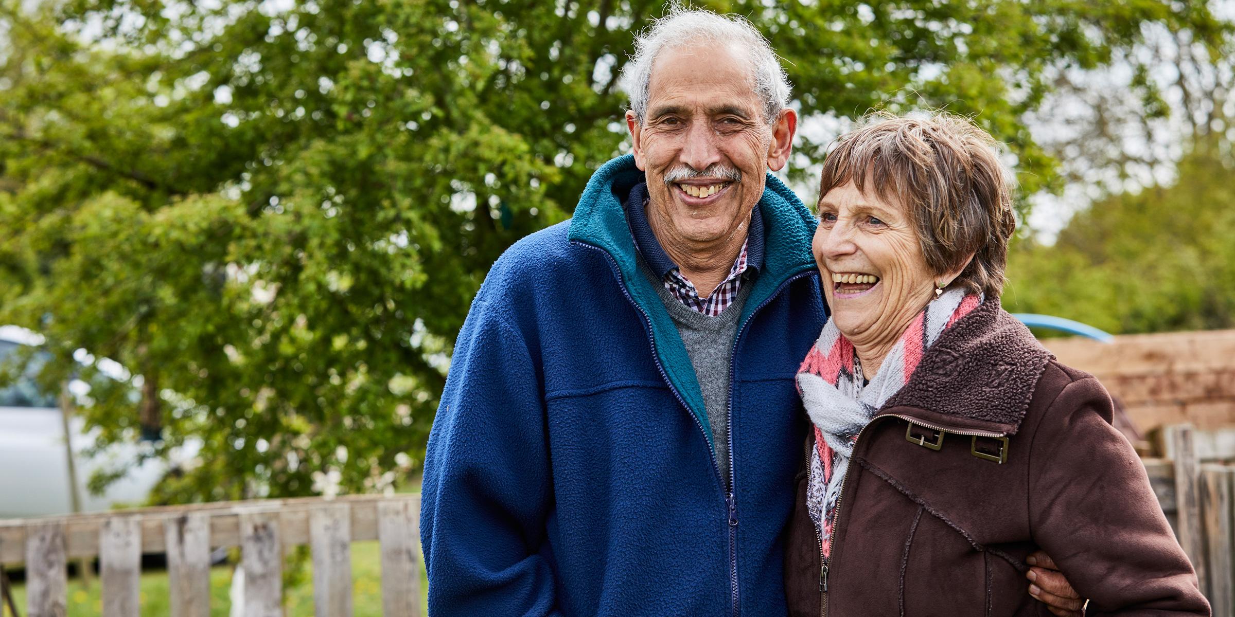 Ahmed Pochee and his wife Jenny