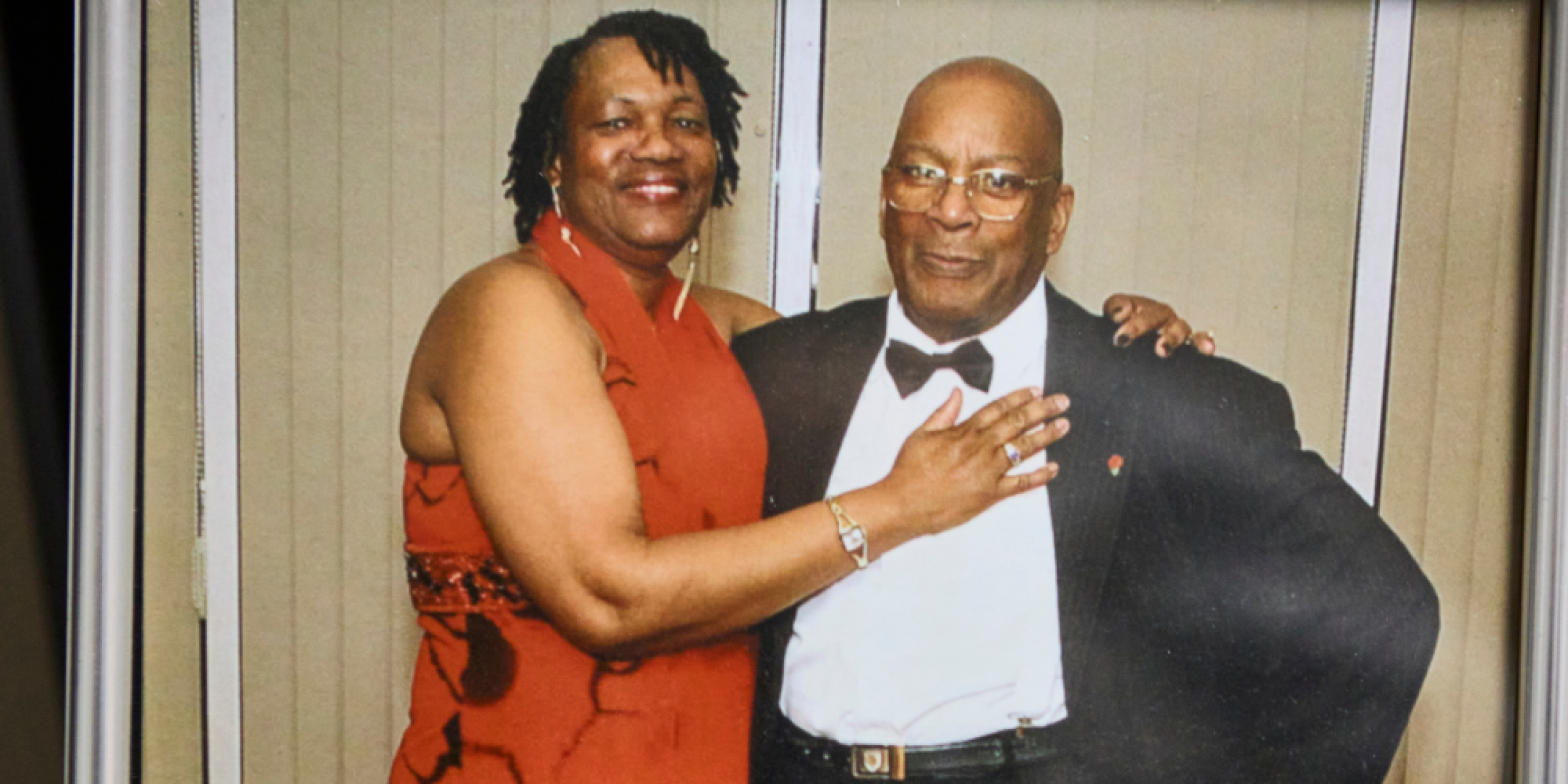 Tencie and George dressed up together