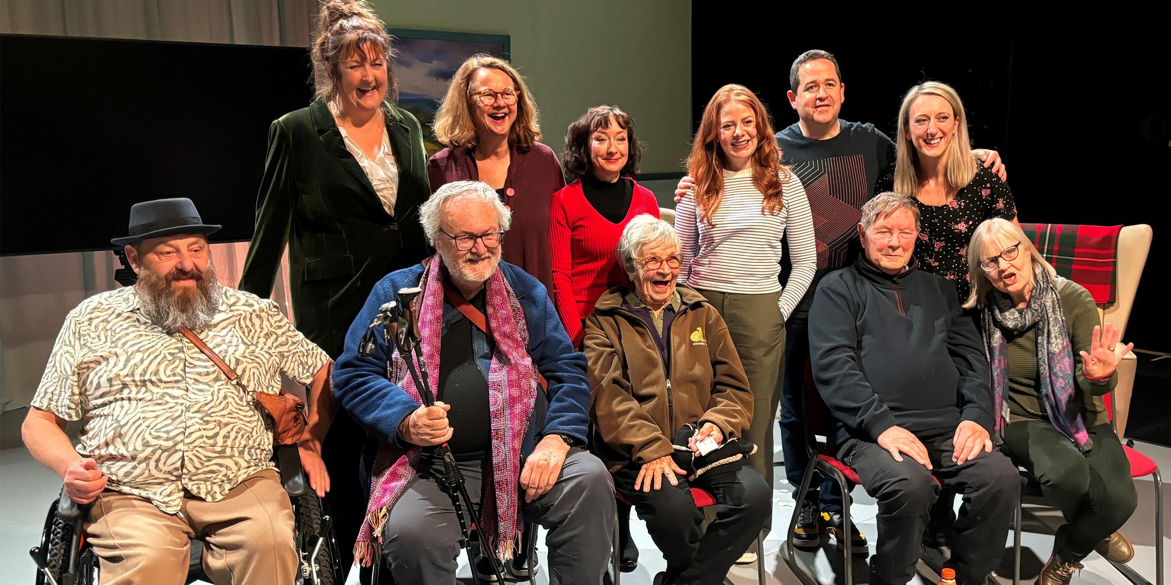 Dementia The Musical production team, cast and activists