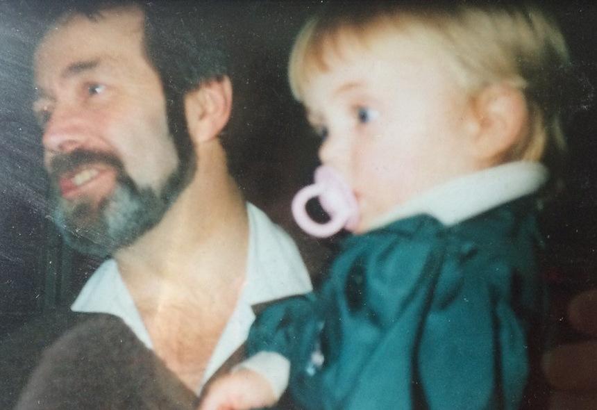 Lucy and her dad, Roger