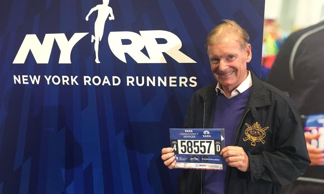 Don Shanks preparing to run a marathon for his friend Stan Bowles