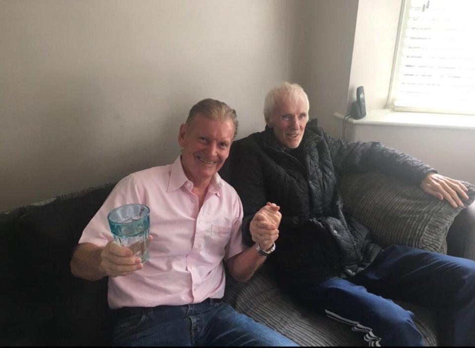 Don Shanks with his friend Stan Bowles