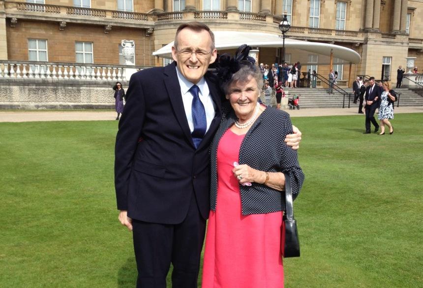 Mark Hatzer with his mother - June 2018