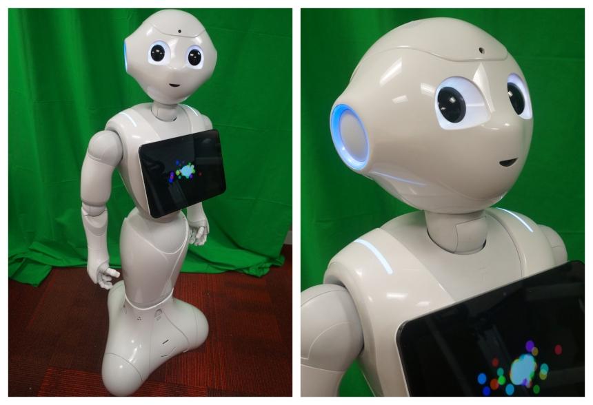 Pepper the robot close ups
