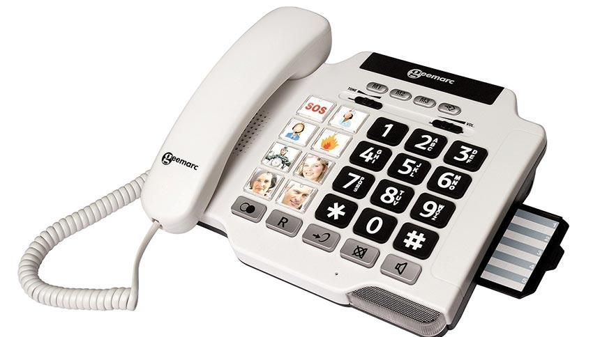 Big button photo telephone