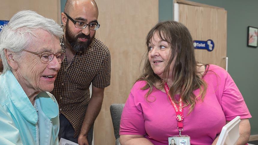 Danny at Peterborough’s Dementia Resource Centre