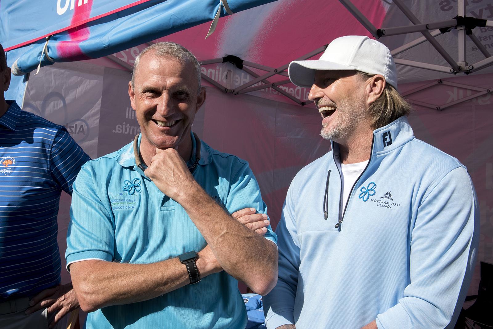 Robbie Savage at the BMW PGA Championship