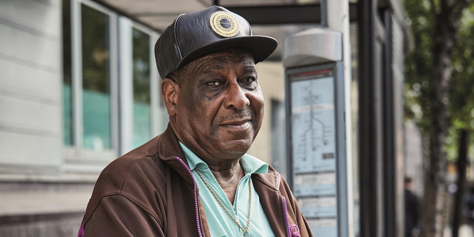 Gordon looking at the camera