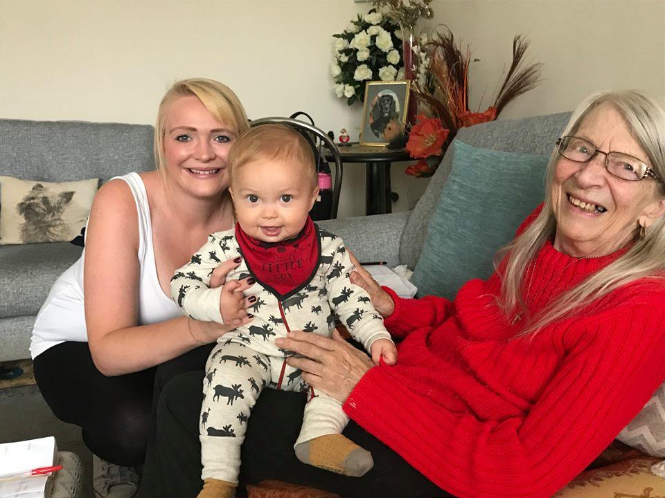 Lydia, Lincoln and Nana