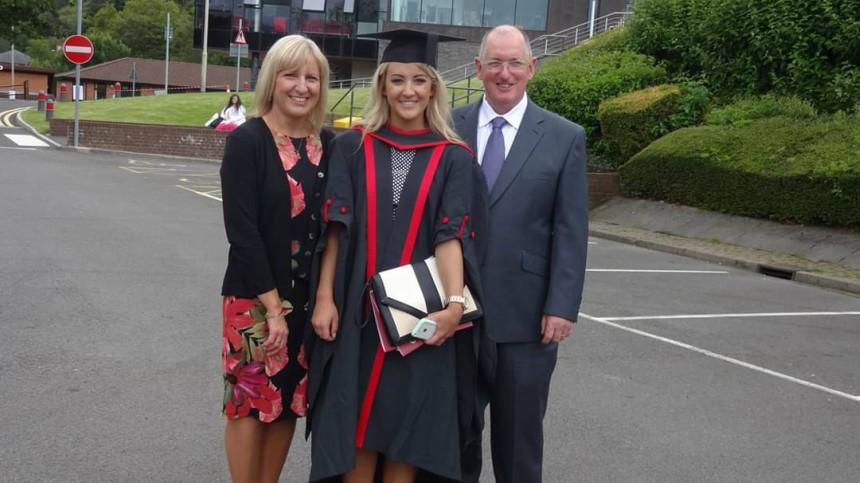 Bethan's graduation