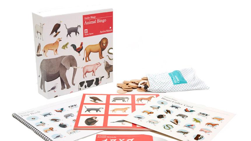 Animal audio bingo