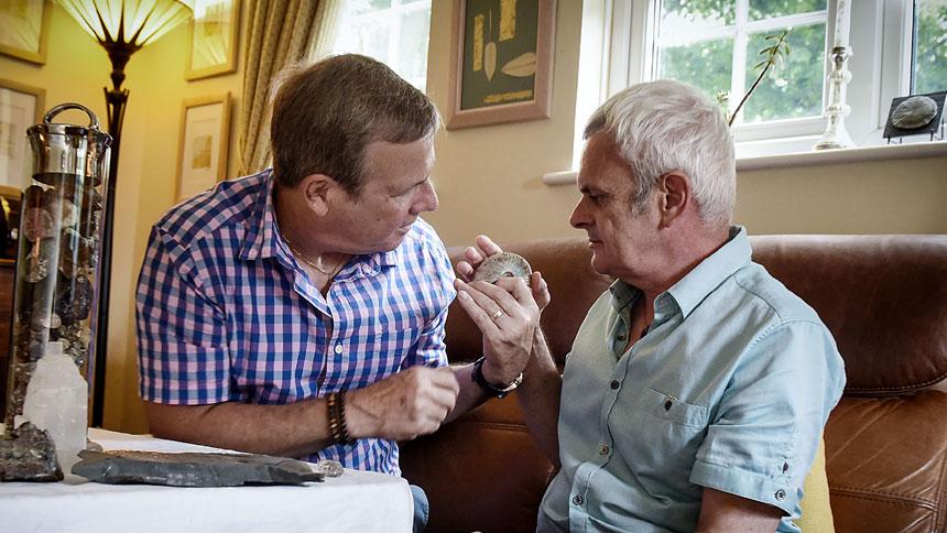 Mike Parish with Tom