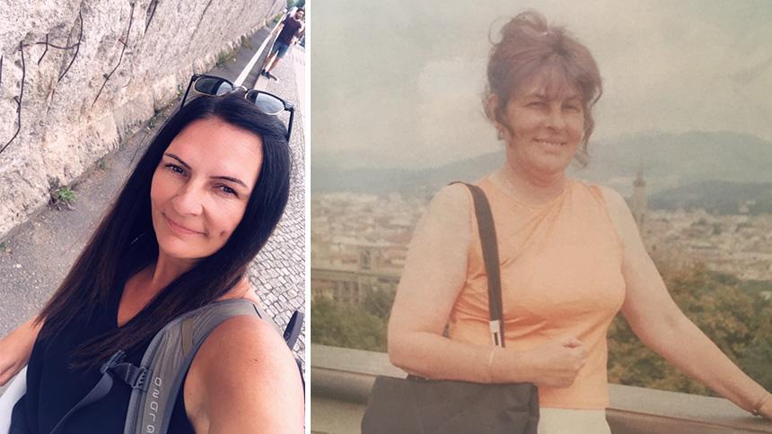 Catherine Iremonger and her Mum