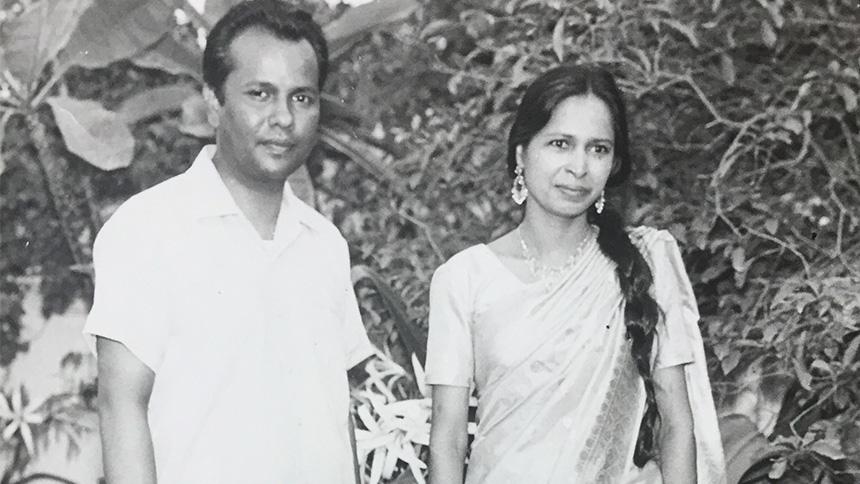 Musharraff and his wife Selina