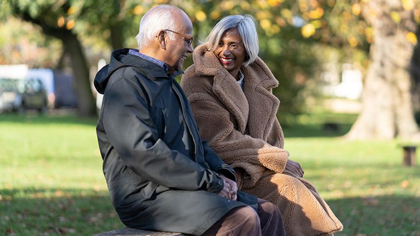 Musharraff Ali outside with his daughter Nadia