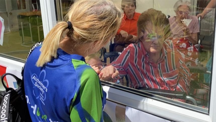 Jules Walton and her mum