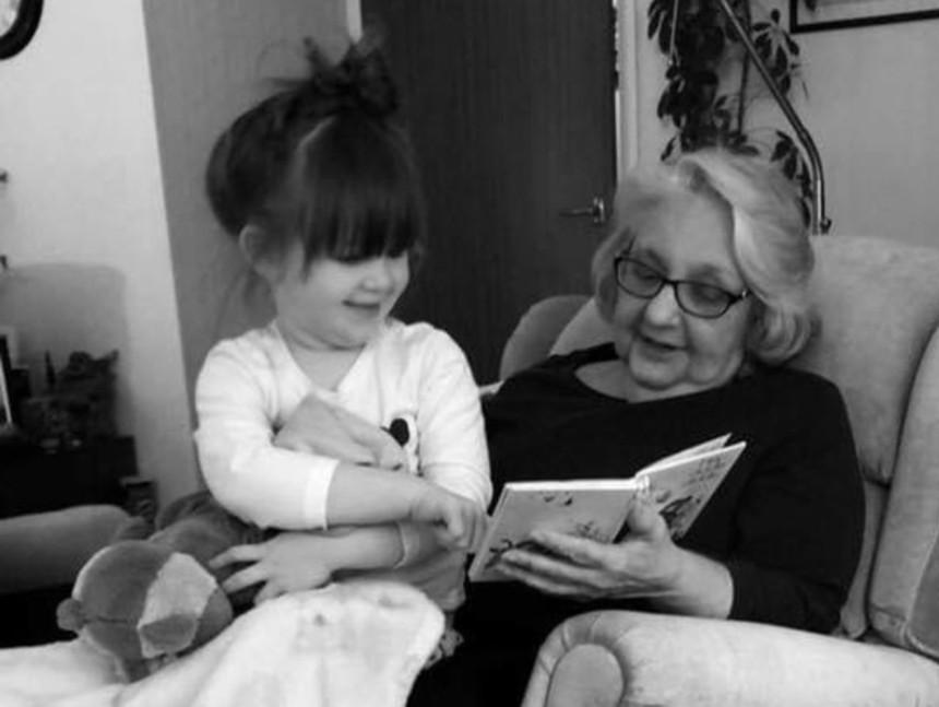 Alistair's Mum with her grandaughter