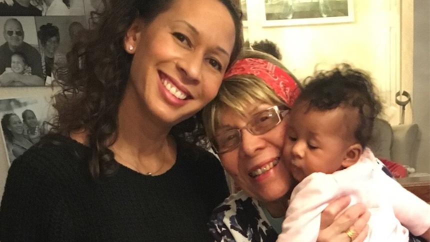 Yvonne Ducasse and her family.