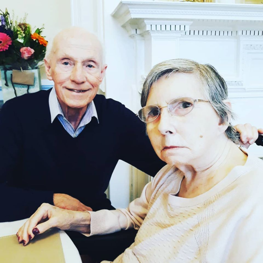 Vicki and Sally's parents, Brian and Margaret