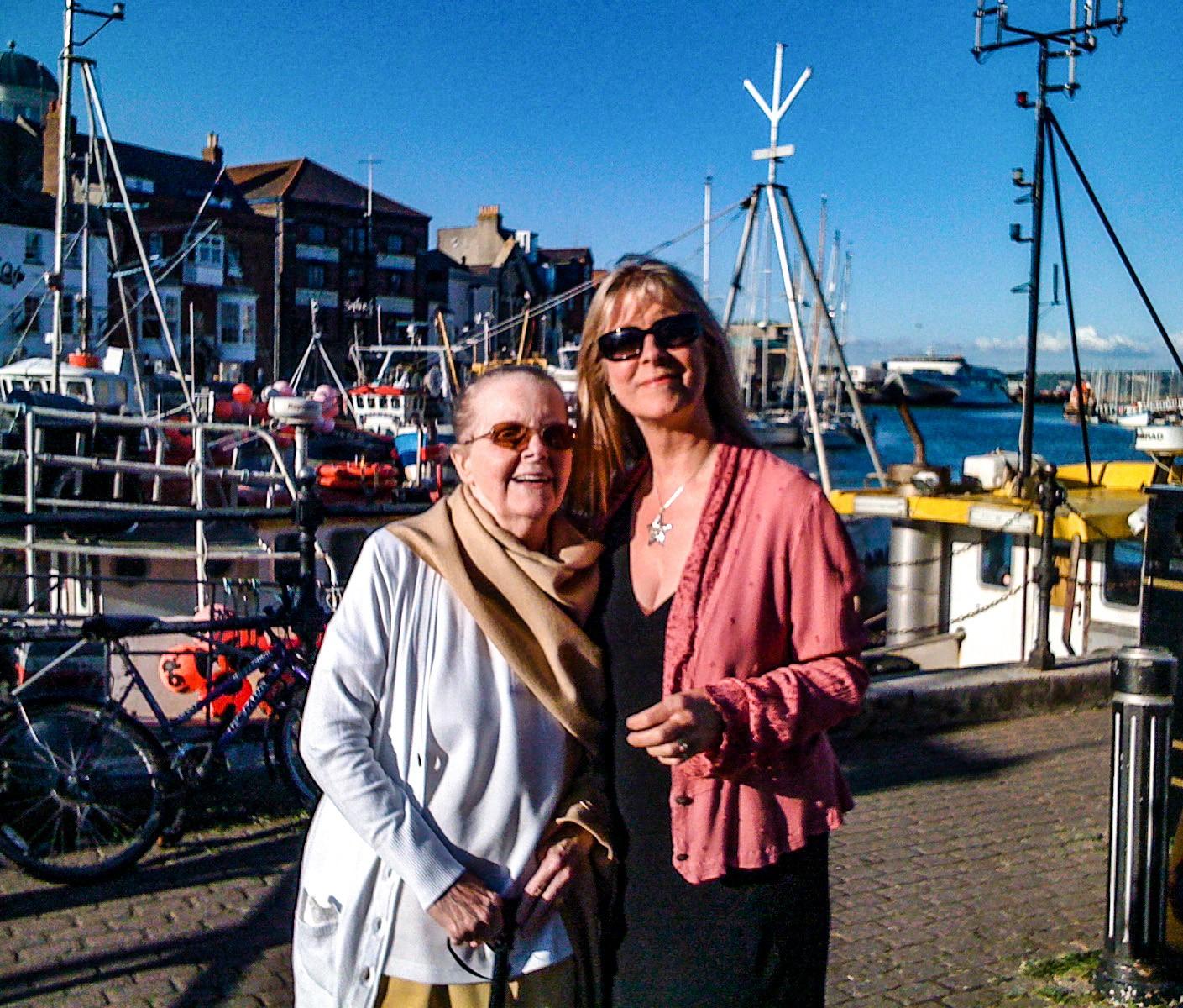 Julia and Gladys by the sea