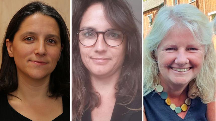 Penny Rapaport, Anna-Louise Smith and Jane Ward