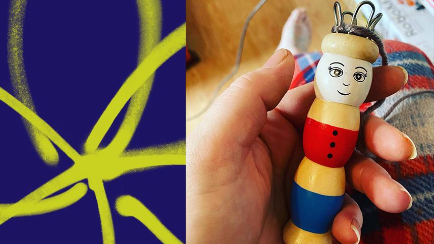 A dolly bobbin (photograph: Oswald's Imaginarium)