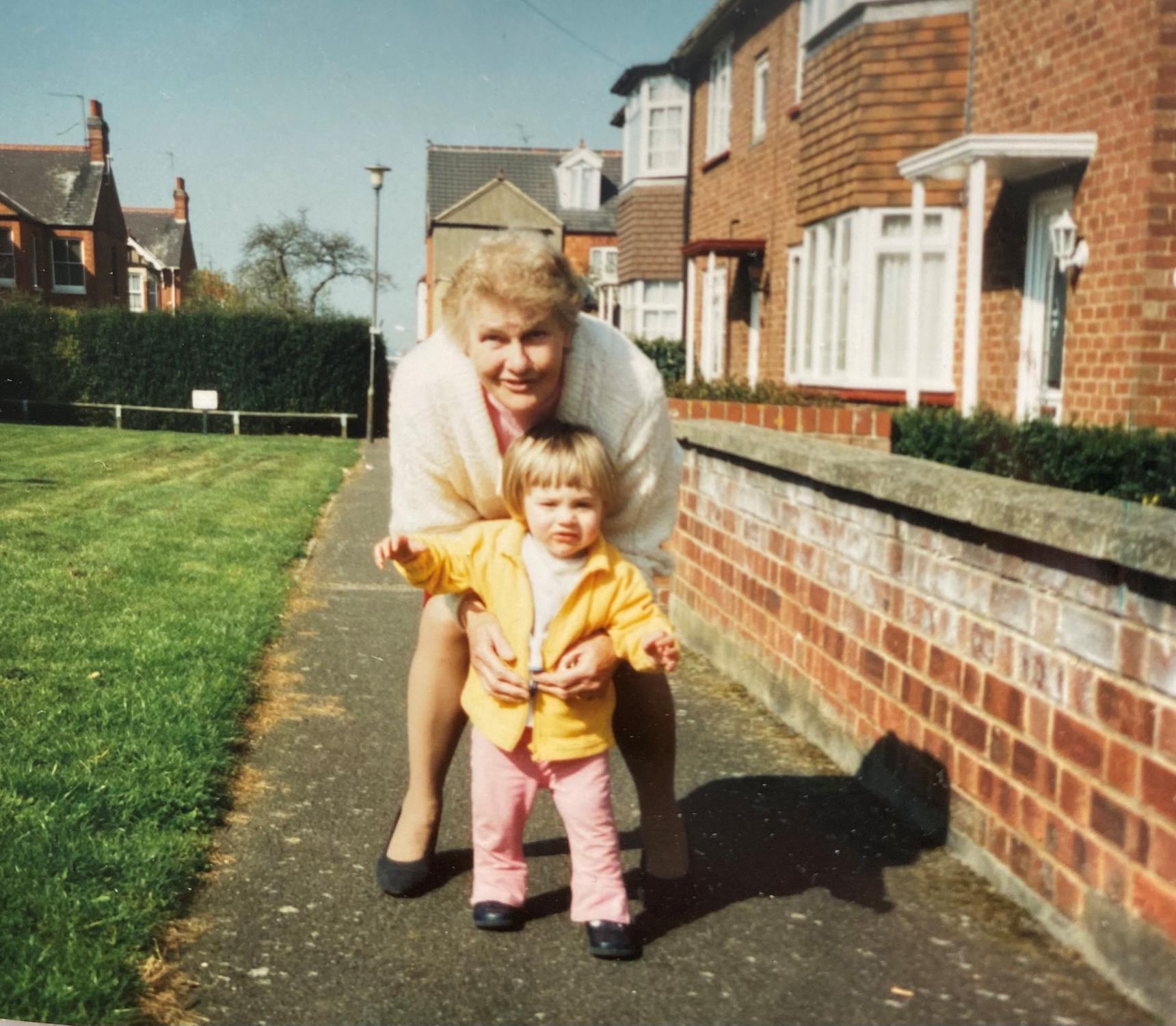 Megan as a young girl with her nan, Ruby (Nan Wo Wo)