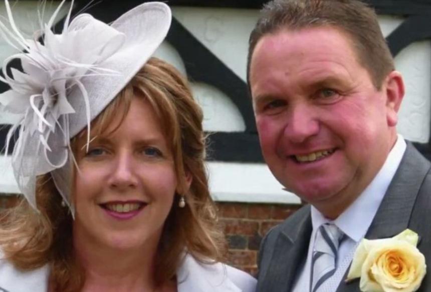 Steven Freer and his wife Carol, dressed up for an occassion