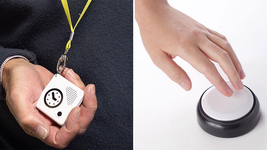 Talking Time Pal and Talking Button Clock