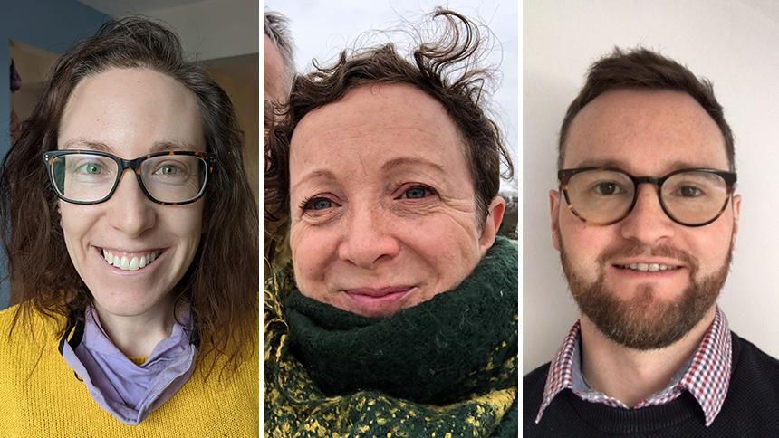 Roxanne Holton, Mary Griggs and James Main