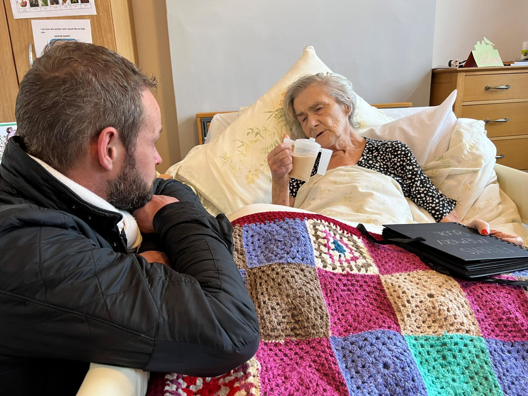 Eileen and grandson Liam