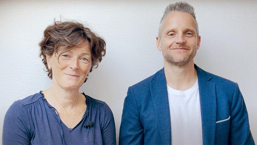 Amanda Philpott and Andy Shanks