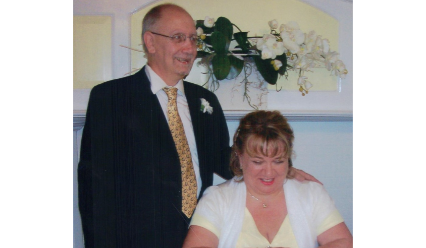 Julie and her husband Ray