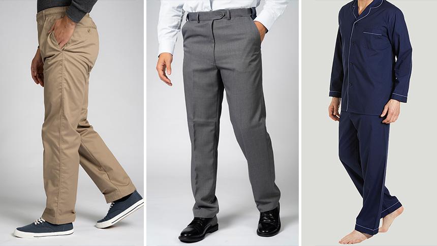 Aubrey Trousers, Blake Trousers, Maxwell PJs