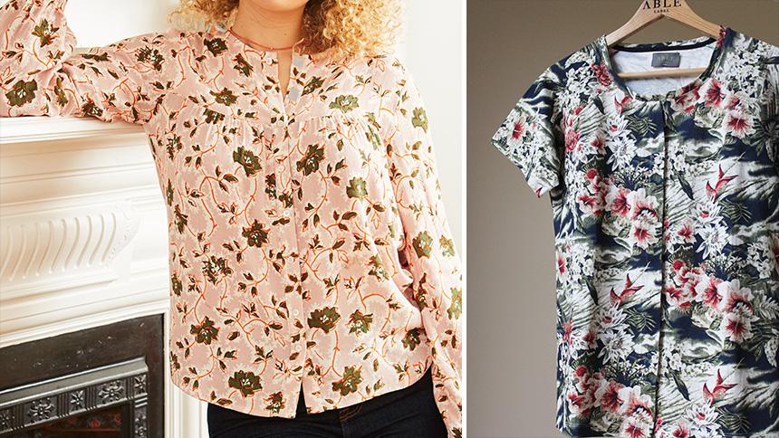 Becky blouse, Tabatha tee