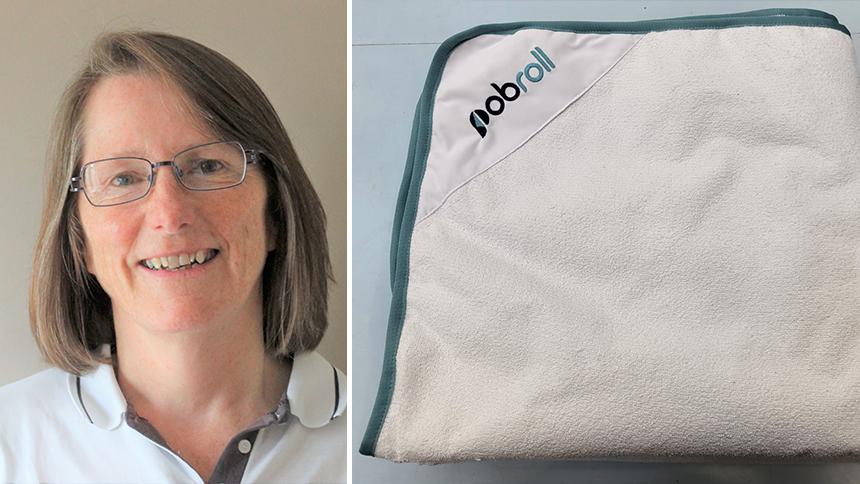 Pat O'Brien (left) and a picture of Pobroll (right)