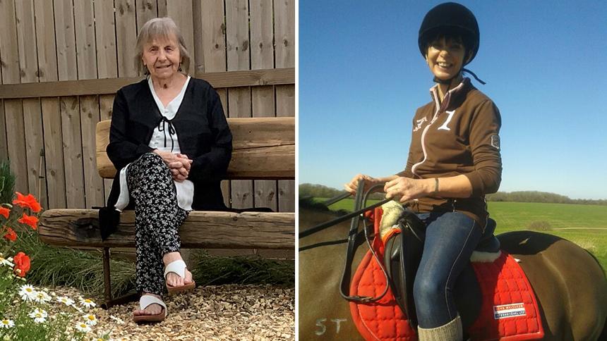 Barbara (left) and Jane (right)