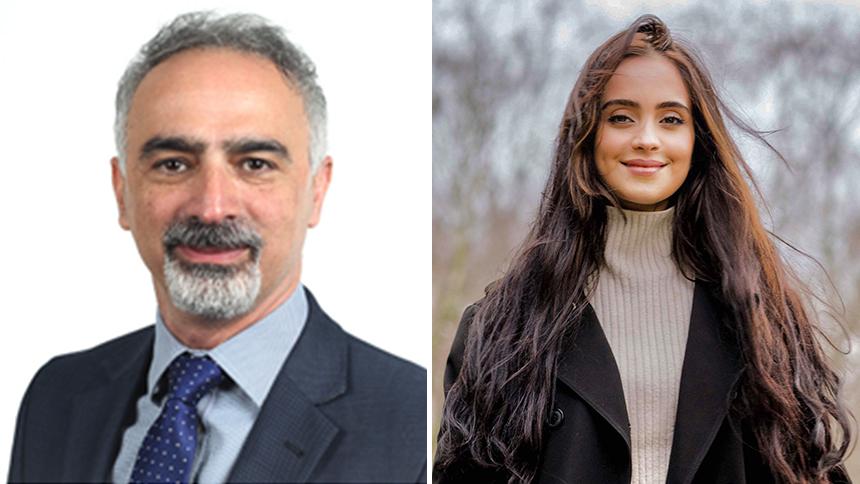 Professor Ramin Nilforooshan and Aygun Badalova